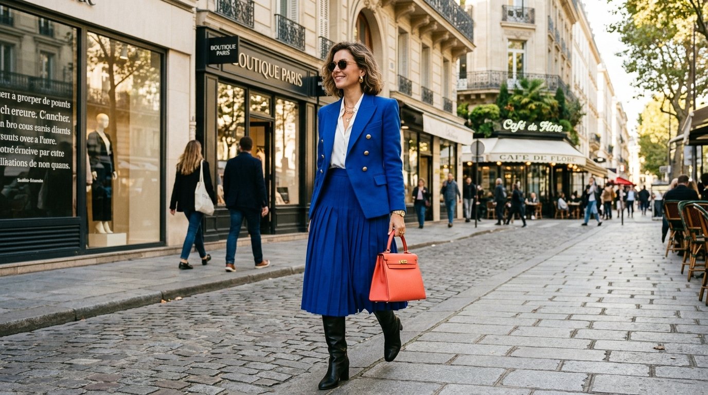Soraya Martí vistiendo outfit de tono amarillo tendencia Pantone SS27